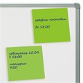 Блок самоклеящийся (стикеры), STAFF НЕОНОВЫЙ, 76х76 мм, 100 листов, зеленый, 115585 115585