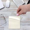 Блок самоклеящийся прозрачный (стикеры) BRAUBERG TRANSPARENT 76х76 мм, 100 листов, 115205 115205