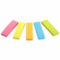 Закладки клейкие неоновые BRAUBERG бумажные, 50х14 мм, 1250 штук (5 цветов х 50 листов, КОМПЛЕКТ 5 штук), 112443 112443