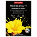 Фотобумага PREMIUM суперглянцевая, А4, 260 г/м2, односторонняя, 20 листов, BRAUBERG, 364004 364004