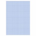 Бумага масштабно-координатная (миллиметровая), планшет, А4, голубая, 20 листов, ПЛОТНАЯ 80 г/м2, STAFF, 113490 113490