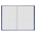 Книга учета 144 л., клетка, твердая, бумвинил, блок офсет, А4 (200х290 мм), BRAUBERG, синий, 130226 130226