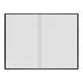 Книга учета 96 л., клетка, твердая, бумвинил, блок офсет, А4 (200х290 мм), BRAUBERG, черная, 130223 130223