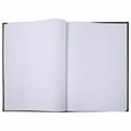 Книга учета 96 л., клетка, твердая, бумвинил, офсет, герб, А4 (200х290 мм), BRAUBERG, зеленая, 130277 130277