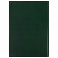 Книга учета 96 л., клетка, твердая, бумвинил, офсет, наклейка, А4 (200х290 мм), BRAUBERG, зеленая, 130280 130280