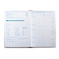 Книга учета 96 л., клетка, твердая, типографский блок, нумерация, А4 (200х290 мм), ОФИСМАГ, 130176 130176