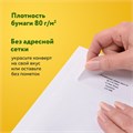 Конверты С5 (162х229 мм), отрывная лента, внутренняя запечатка, 80 г/м2, КОМПЛЕКТ 100 шт., BRAUBERG, 112187 112187