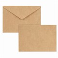 Конверты С6 (114х162 мм) КРАФТ, клей, 90 г/м2, КОМПЛЕКТ 1000 шт., треугольный клапан, С6НКж 112189