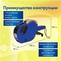 Этикет-пистолет двухстрочный, прямоугольная и волнистая лента 26x16 мм, 2х10 символов, BRAUBERG, 290438 290438
