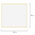 Этикетка ТермоЭко (58х60 мм), 500 этикеток в ролике, светостойкость до 2 месяцев, 122300 122300