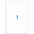 Этикетка самоклеящаяся 210х297 мм, 1 этикетка, белая, 70 г/м2, 50 листов, LOMOND, 2100005 121019