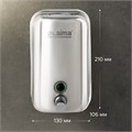 Дозатор для жидкого мыла LAIMA PROFESSIONAL INOX (гарантия 3 года), 1 л, нержавеющая сталь, зеркальный, 605393 605393