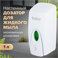 Дозатор для жидкого мыла LAIMA PROFESSIONAL ORIGINAL, НАЛИВНОЙ, 1 л, белый, ABS-пластик, 605782 605782