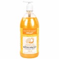 Мыло-крем жидкое 1 л ЗОЛОТОЙ ИДЕАЛ "Бархатистый апельсин-манго", дозатор, 608287 608287
