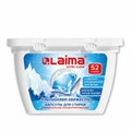 Капсулы для стирки белья концентрат 3 в 1 с кондиционером АЛЬПИЙСКАЯ СВЕЖЕСТЬ, 52 шт., LAIMA, 608264 608264