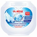 Капсулы для стирки концентрат GIGA PACK с кондиционером 100 шт., АЛЬПИЙСКАЯ СВЕЖЕСТЬ, LAIMA, 608878 608878