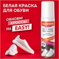 Краска для белой обуви (кожа, текстиль) 75 мл, губка, DASWERK, 607623 607623