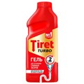 Средство для прочистки канализационных труб 500 мл, TIRET (Тирет) "Turbo", гель, 8147369 602019