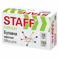 Булавки универсальные STAFF "EVERYDAY", 28 мм, 150 штук, в картонной коробке, 226760 226760