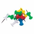 Силовые кнопки-гвоздики цветные STAFF 50 штук, в картонной коробке, 224770 224770