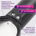 Лупа просмотровая BRAUBERG, С ПОДСВЕТКОЙ, диаметр 37 мм, увеличение 8, корпус черный, 454127 454127