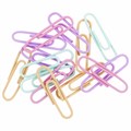 Скрепки BRAUBERG PASTEL, 28 мм, пастельные цвета, 100 шт., в пластиковой коробке, 271956 271956