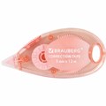 Корректирующая лента BRAUBERG PASTEL, 5 мм x 12 м, механизм перемотки, ВЫГОДНАЯ УПАКОВКА 3 штуки в блистере, 271252 271252