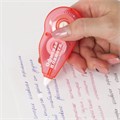 Корректирующая лента ОФИСНАЯ ПЛАНЕТА, 5 мм х 6 м, корпус красный, механизм перемотки, блистер, 227593 227593