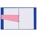 Разделители листов (трапеция 230х120х60 мм) картонные, КОМПЛЕКТ 100 штук, розовые, BRAUBERG, 225971 225971