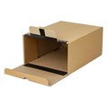 Короб архивный на липучке 380х285х170 мм, гофрокартон, до 1700 л., STAFF, 112161 112161