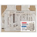Короб для хранения из микрогофрокартона 380х280х315 мм, КОМПЛЕКТ 3 ШТ., BRAUBERG HOME "Газета", 271822 271822