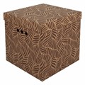 Короб для хранения из плотного микрогофрокартона 315х315х315 мм, КОМПЛЕКТ 3 шт., BRAUBERG HOME "Узор", 271820 271820