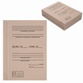 Крышки переплетные картонные А4 305х220 мм, КОМПЛЕКТ 100 шт. (обложка "Дело" - 50 шт., задник - 50 шт.), 112163 112163