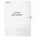 Папка для бумаг с завязками картонная STAFF, гарантированная плотность 220 г/м2, до 200 л., 126525 126525