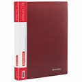 Папка на 2 кольцах BRAUBERG "Стандарт", 25 мм, красная, до 170 листов, 0,8 мм, 221614 221614