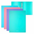 Папка на 4 кольцах ERICH KRAUSE "Diagonal Pastel", 24 мм, до 150 листов, ассорти, 0,6 мм, 49978 273972