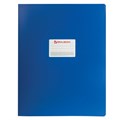 Папка на 4 кольцах БОЛЬШОГО ФОРМАТА А3, ВЕРТИКАЛЬНАЯ, 30 мм, синяя, 0,8 мм, BRAUBERG "Стандарт", 225765 225765