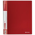 Папка на 4 кольцах, ширина 25 мм, BRAUBERG EXTRA, до 170 листов, КРАСНАЯ, 0,7 мм, 270545 270545