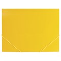 Папка на резинках BRAUBERG "Office", желтая, до 300 листов, 500 мкм, 228082 228082