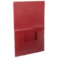 Папка на резинках BRAUBERG, стандарт, красная, до 300 листов, 0,5 мм, 221622 221622