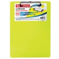 Доска-планшет BRAUBERG "Energy" с прижимом А4 (226х315 мм), пластик, 2 мм, неоновый, ЖЕЛТАЯ, 232231 232231