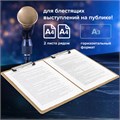 Доска-планшет БОЛЬШОГО ФОРМАТА (440х320 мм), А3, BRAUBERG "Eco" с двумя прижимами, МДФ, 3 мм, 232227 232227