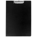 Папка-планшет STAFF, А4 (318х228 мм), с прижимом и крышкой, картон/ПВХ, ЧЕРНАЯ, 229557 229557