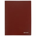 Папка 40 вкладышей BRAUBERG "Office", красная, 0,6 мм, 271328 271328