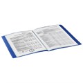 Папка 40 вкладышей BRAUBERG "Office", синяя, 0,6 мм, 222634 222634