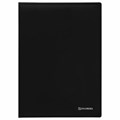 Папка 80 вкладышей BRAUBERG "Office", черная, 0,8 мм, 271331 271331