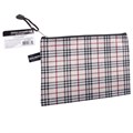 Папка-конверт на молнии МАЛОГО ФОРМАТА (238х180 мм), А5, ткань в клетку, BRAUBERG "Checked", 223893 223893