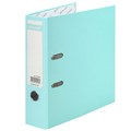 Папка-регистратор BRAUBERG PASTEL ламинированная, 75 мм, цвет мятный, 271839 271839