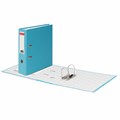 Папка-регистратор BRAUBERG с покрытием из ПВХ, 80 мм, с уголком, бирюзовая (удвоенный срок службы), 227198 227198