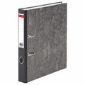 Папка-регистратор BRAUBERG, фактура стандарт, с мраморным покрытием, 50 мм, черный корешок, 220982 220982